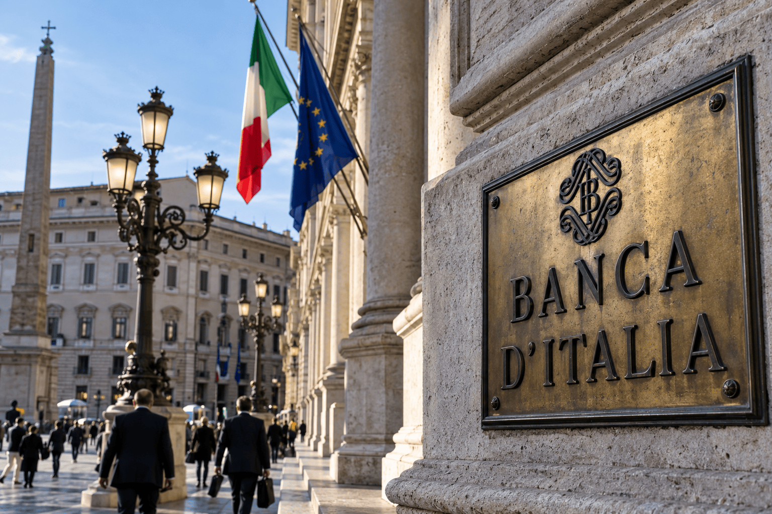 Sede della Banca d'Italia nel centro di Roma nel contesto della Manovra 2027