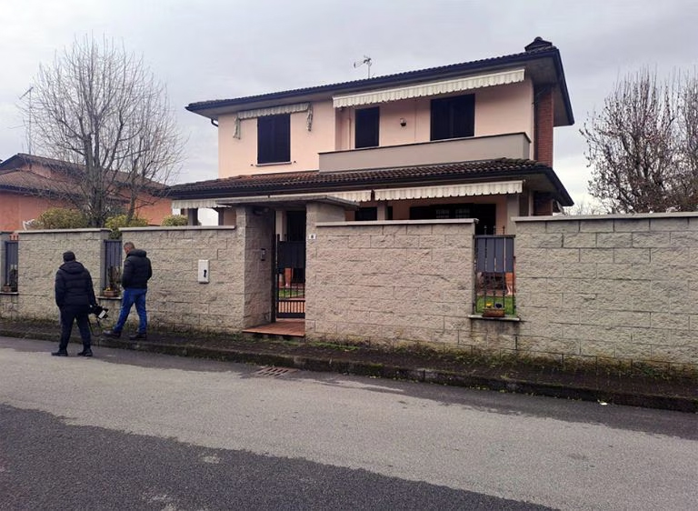 La casa di via Pascoli a Garlasco al centro dell'inchiesta