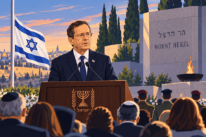 Israele, Herzog al Monte Herzl: memoria e richiamo all’unità