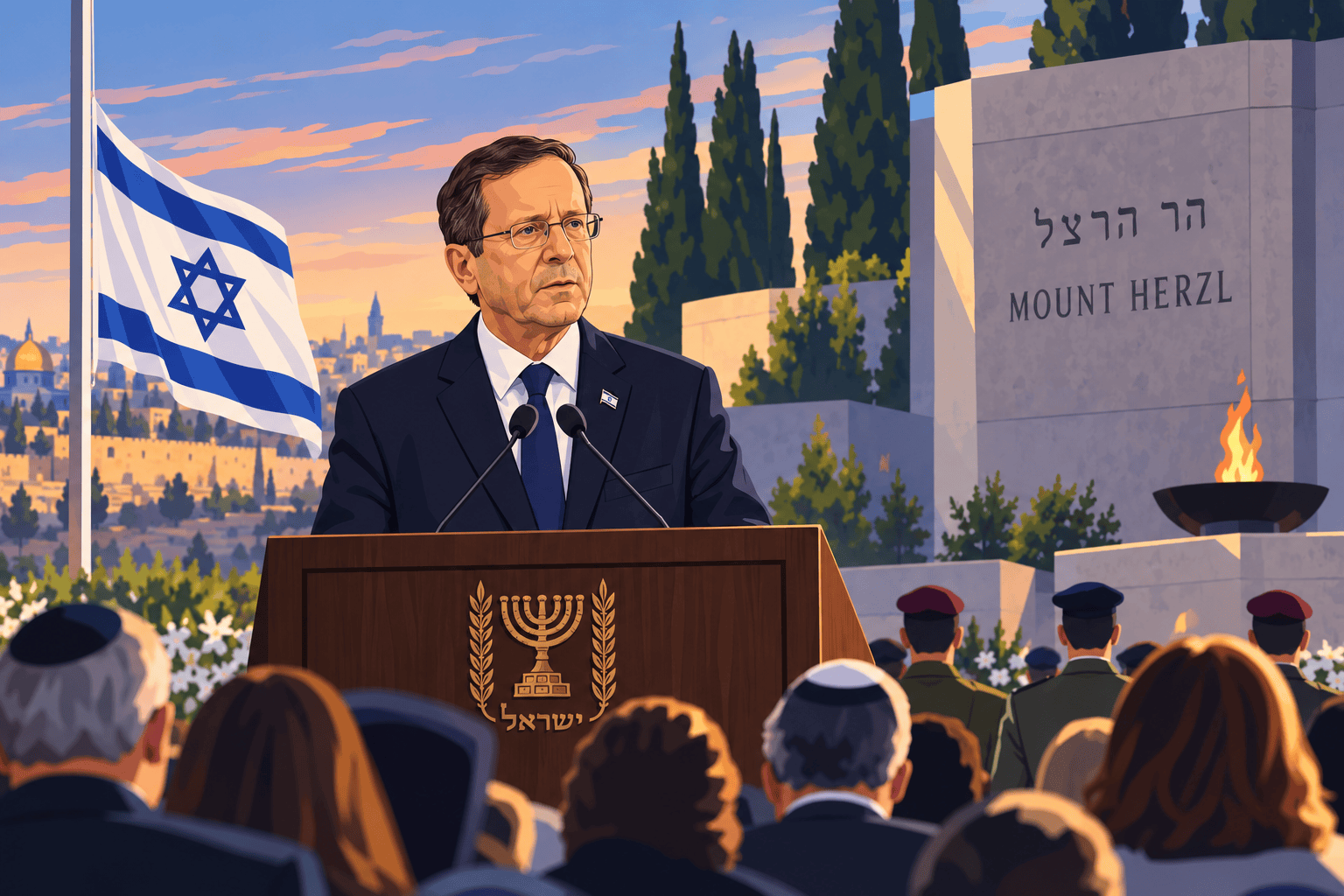 Discorso solenne al Monte Herzl