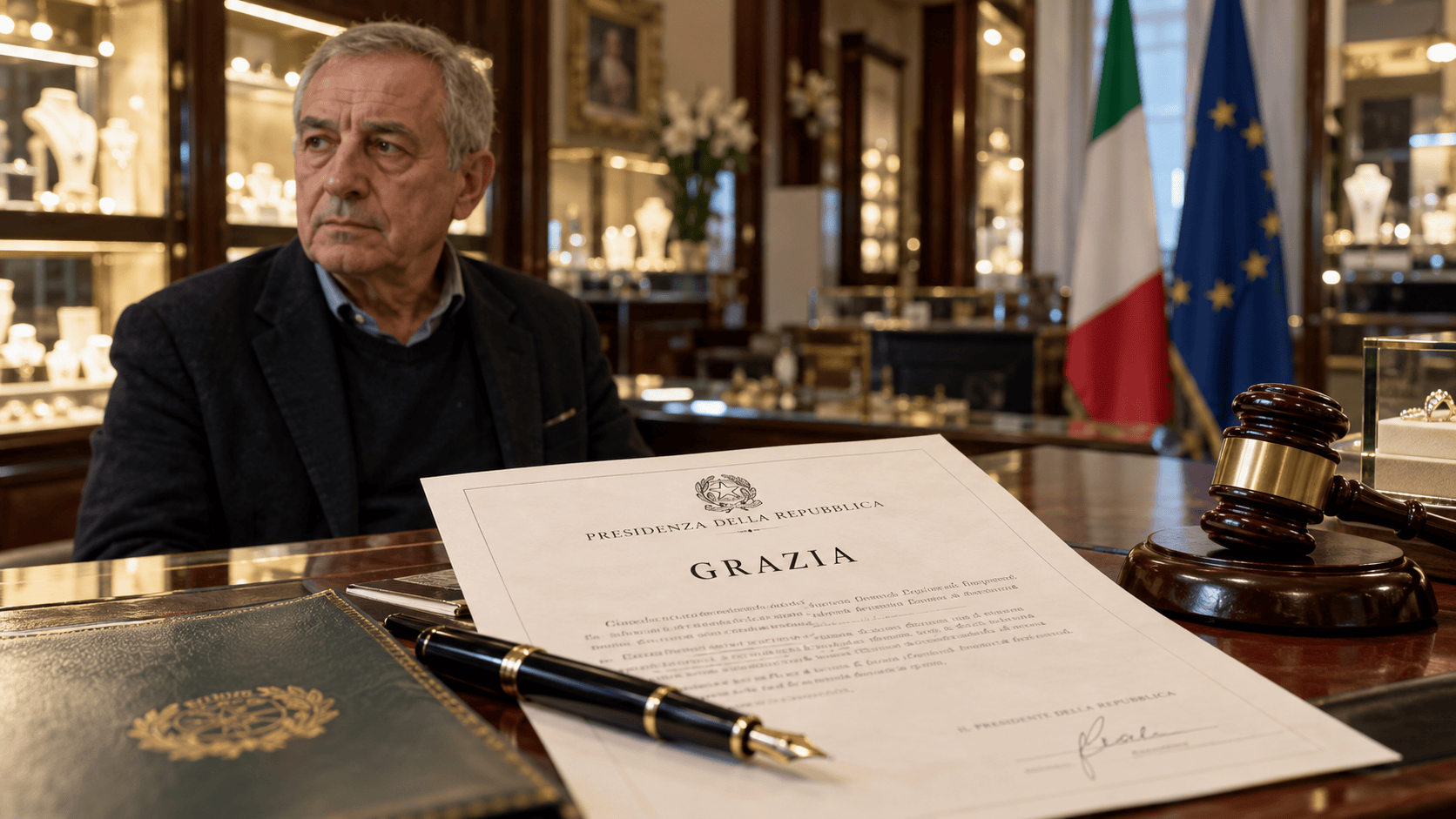 Documento istituzionale relativo al provvedimento di grazia per Guido Gianni
