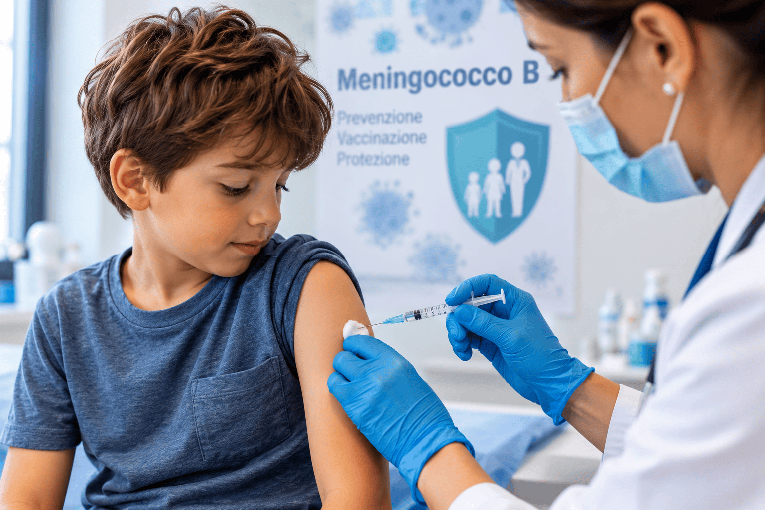 Vaccinazione pediatrica contro il meningococco B in ambulatorio