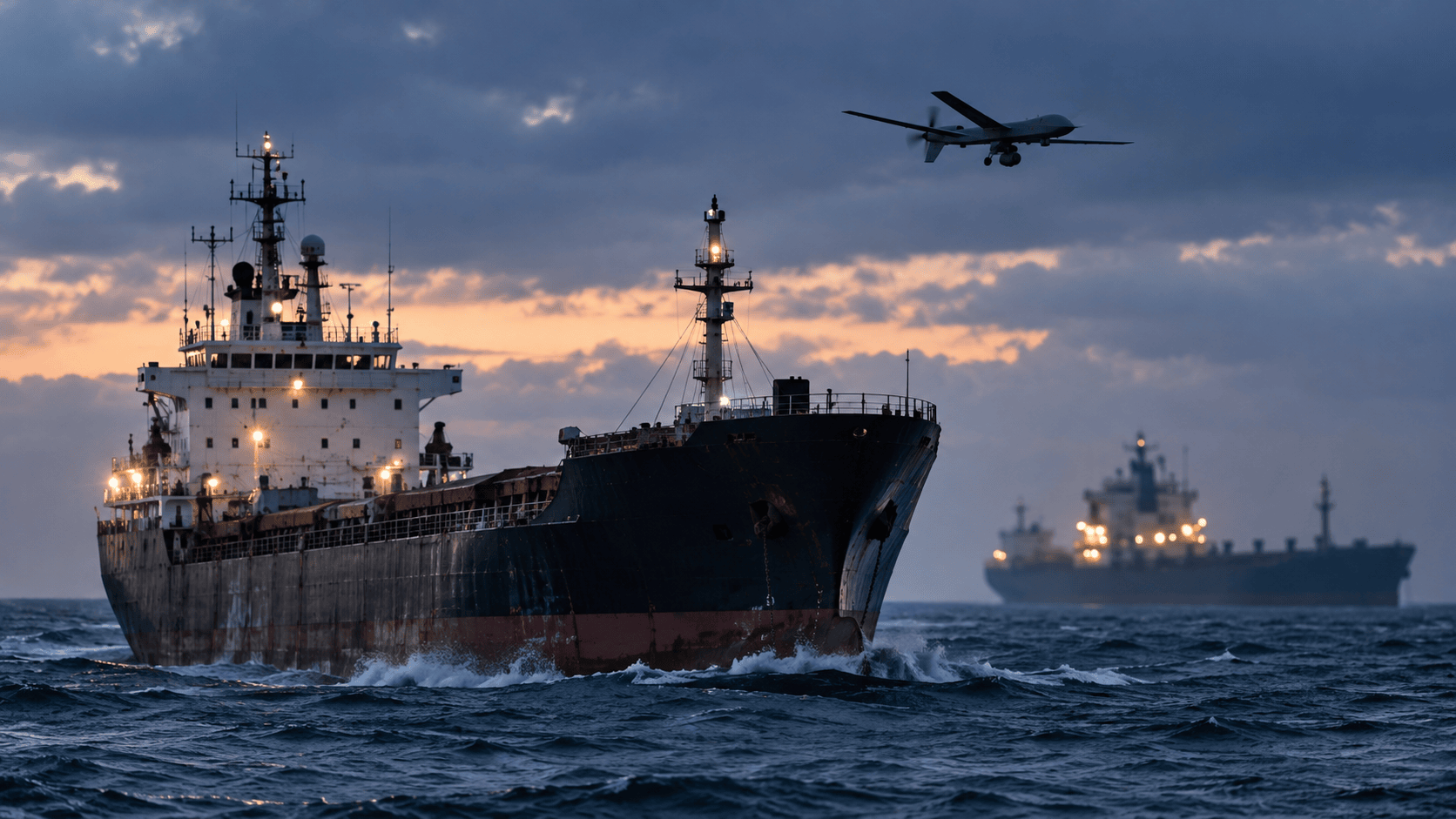 Nave affondata nel Mar Nero e minaccia dei droni alle rotte commerciali