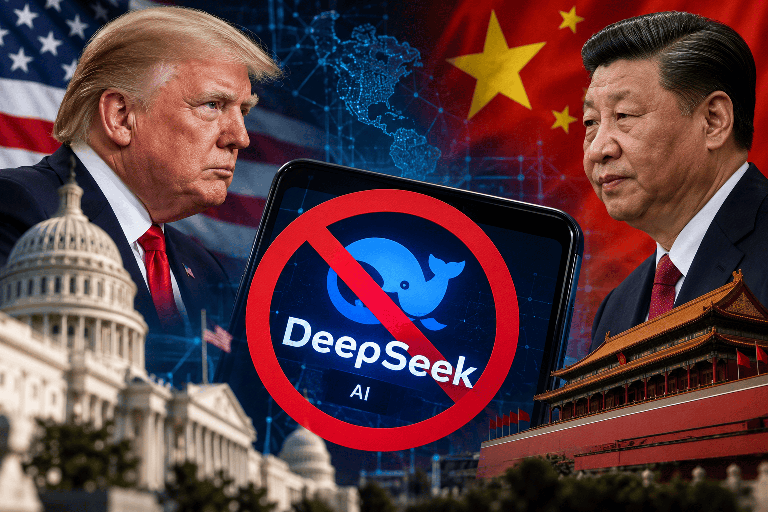 Confronto globale sull’intelligenza artificiale tra Stati Uniti e Cina