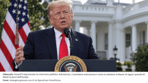 Trump: Europa libera scorte di diesel, accordo G7