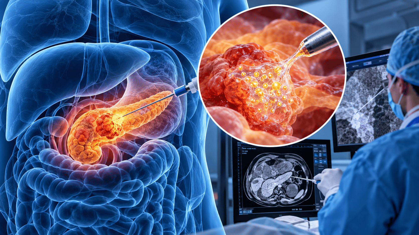 Procedura sperimentale YntraDose per un tumore del pancreas non operabile